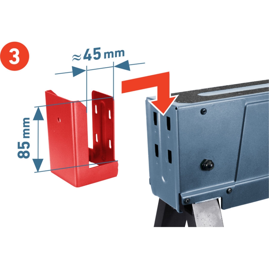 Extol Premium - Klappbarer Baustellenbock