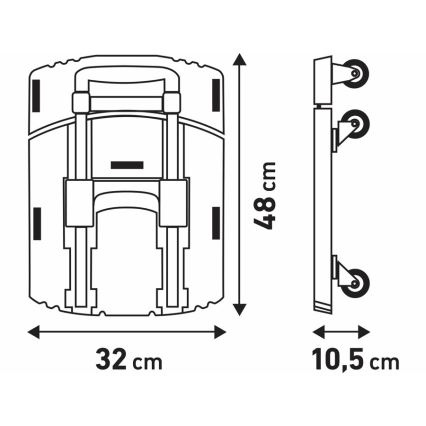 Extol Premium - klappbarer Transportwagen