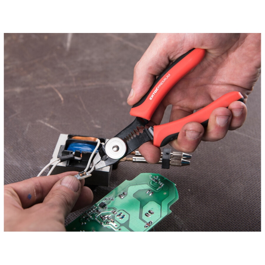 Extol Premium - Seitenschneider/Abisolierzange 150 mm