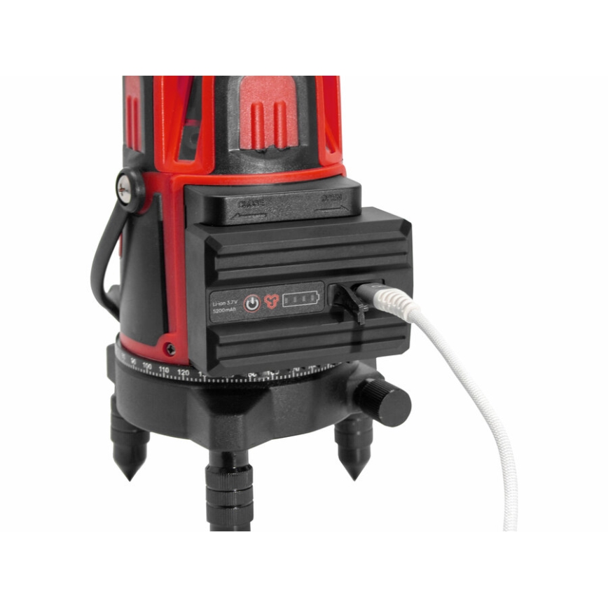 Extol Premium - Selbstnivellierender Linien- und Kreuzlaser 5V/5200 mAh IP54