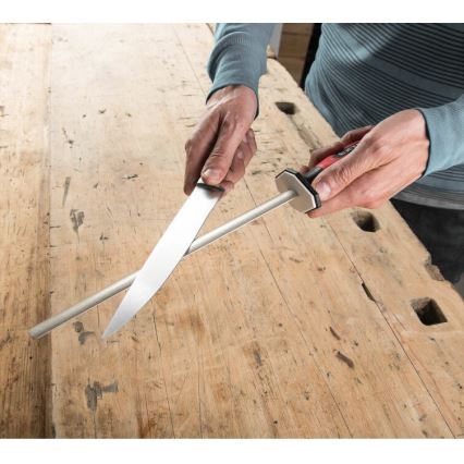 Extol Premium - Wetzstahl mit Diamantstaubbeschichtung 26 cm P400