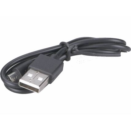 Extol - Wiederaufladbare LED-Stirnlampe mit Sensor und rotem Licht LED/3W/1200 mAh/3,7V orange/schwarz