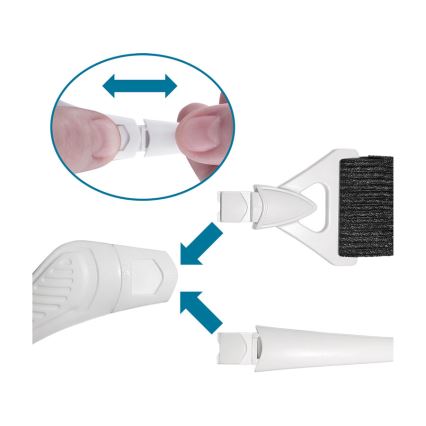 Extol - Wiederaufladbare Lupenbrille mit LED-Beleuchtung/300 mAh