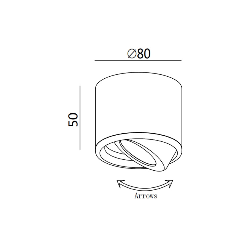 Fabas 3430/71/102 - LED-Spotleuchte ANZIO LED/6W/230V
