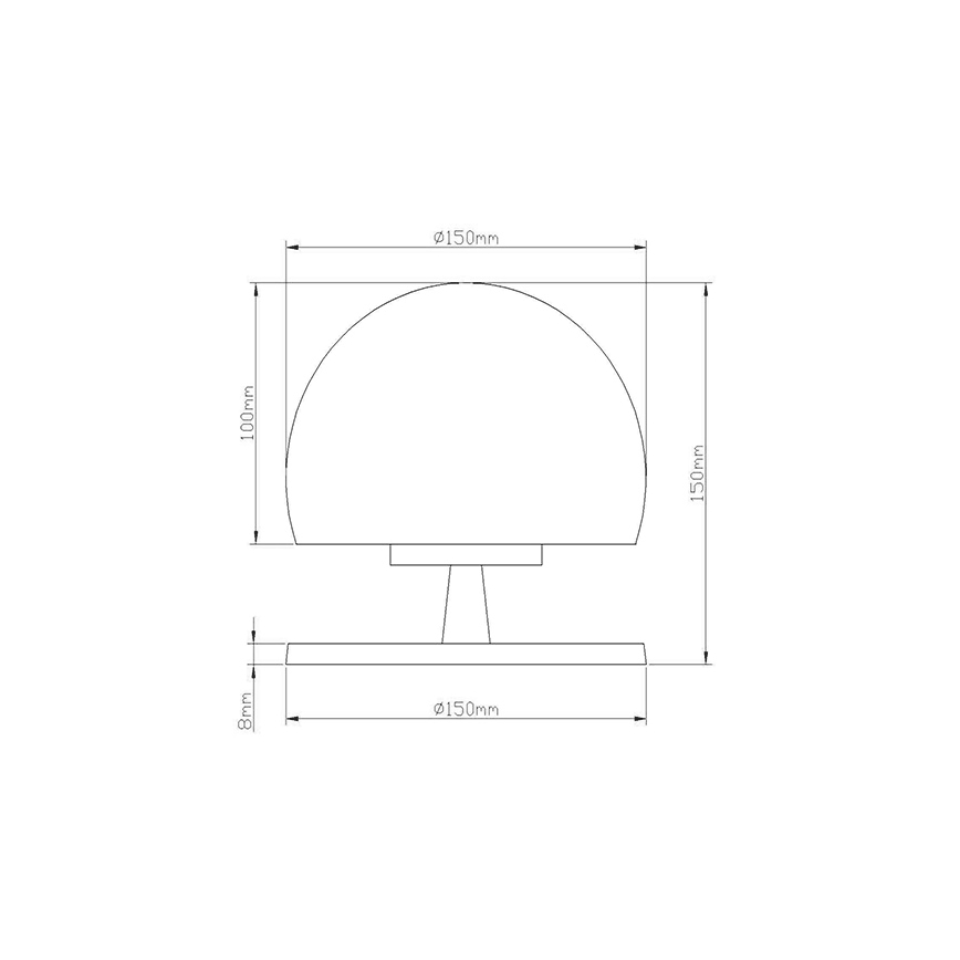 Fabas 3570-30-138 - Dimmbare LED-Tischleuchte MORGANA 1XG9/3W/230V