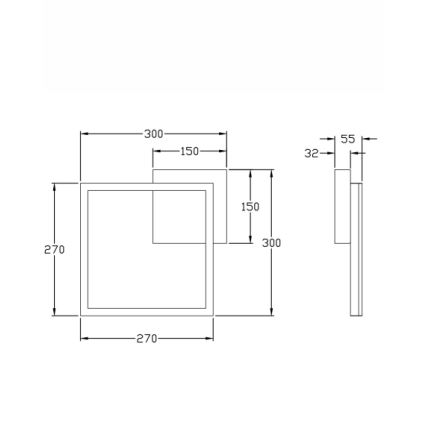 Fabas Luce 3394-21-225 - Dimmbare LED-Deckenleuchte BARD LED/22W/230V 3000K golden