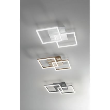 Fabas Luce 3394-29-282 - Dimmbare LED-Deckenleuchte BARD LED/39W/230V 4000K anthrazit