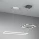 Fabas Luce 3394-43-102 - Dimmbare LED-Hängeleuchte an Schnur BARD LED/52W/230V 4000K weiß