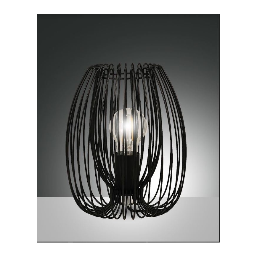 Fabas Luce 3677-34-101 - Tischlampe CAMP 1xE27/40W/230V schwarz