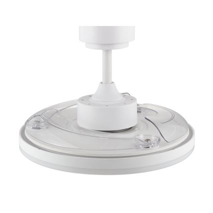 FANAWAY 21612949 - LED-Dimmbarer Deckenventilator STROLL LED/30W/230V 2700/3500/5000K Ø 106 cm Weiß/Klar + Fernbedienung