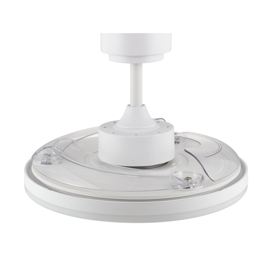 FANAWAY 21612949 - LED-Dimmbarer Deckenventilator STROLL LED/30W/230V 2700/3500/5000K Ø 106 cm Weiß/Klar + Fernbedienung