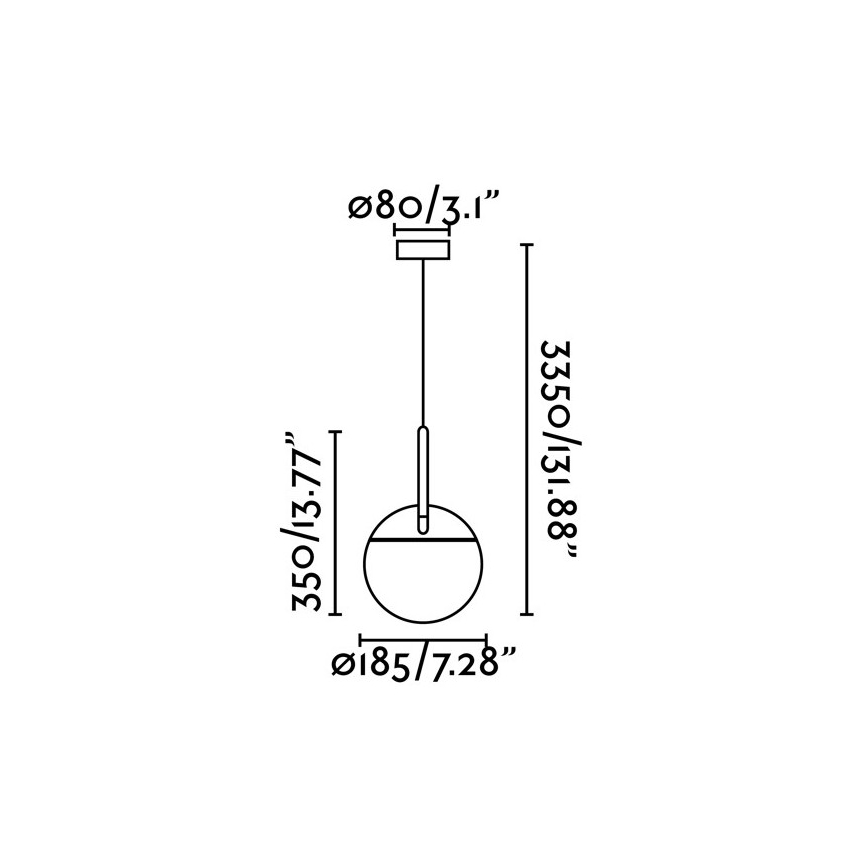 FARO 28210 - Kronleuchter an Schnur MINE 1xE27/40W/230V