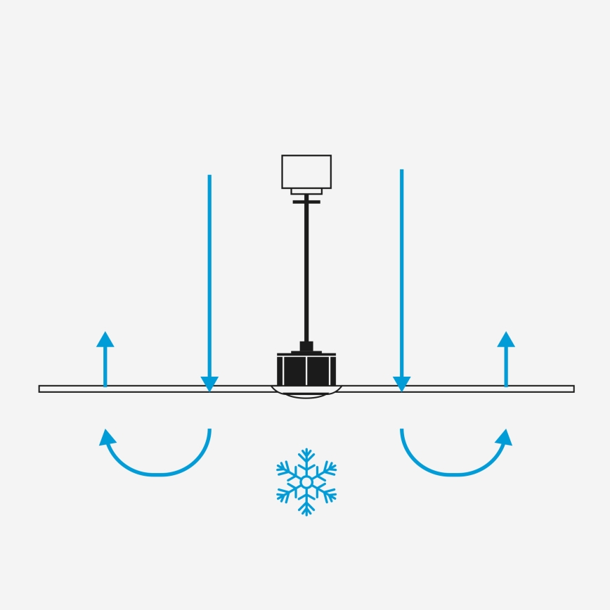 FARO 33395WT1N - LED-dimmbarer Deckenventilator JUST FAN M LED/16W/230V Ø 128 cm braun/schwarz Wi-Fi Tuya + Fernbedienung