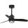 FARO 33424WT1N - Dimmbarer LED-Deckenventilator JUST FAN mit LED/16W/230V, Ø 81 cm, schwarz, Wi-Fi Tuya + Fernbedienung
