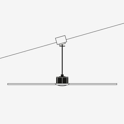 FARO 33425 - Deckenventilator JUST FAN d 81 cm + Fernbedienung