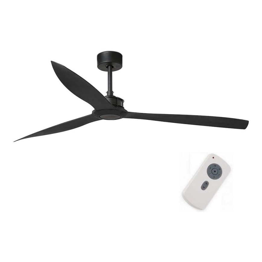 FARO 33432 - Deckenventilator JUST FAN XL d 178 cm schwarz + Fernbedienung