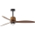 FARO 33435WT1N - dimmbarer LED-Deckenventilator WEAVER M LED/16W/230V Ø 128 cm braun/schwarz Wi-Fi Tuya + Fernbedienung