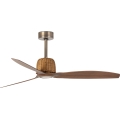 FARO 33436WT - Deckenventilator WEAVER M Ø 128 cm braun/messing Wi-Fi Tuya + Fernbedienung