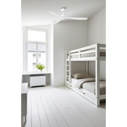 FARO 33446WT - Deckenventilator GOTLAND L weiß d 132 cm Wi-Fi Tuya + Fernbedienung