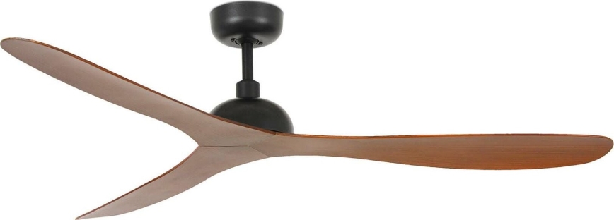 FARO 33447WT - Deckenventilator GOTLAND L braun/schwarz d 132 cm Wi-Fi Tuya + Fernbedienung