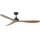 FARO 33447WT - Deckenventilator GOTLAND L braun/schwarz d 132 cm Wi-Fi Tuya + Fernbedienung