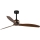 FARO 33451WT - Deckenventilator COPPER FAN M, Durchmesser 128 cm, Braun/Schwarz, Tuya Wi-Fi + Fernbedienung