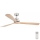 FARO 33504DC - Deckenventilator LANTAU XL Holz/matt Chrom d 168 cm + Fernbedienung