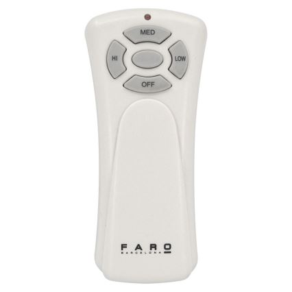 FARO 33516DC - Deckenventilator LANTAU schwarz/braun d 132 cm + Fernbedienung
