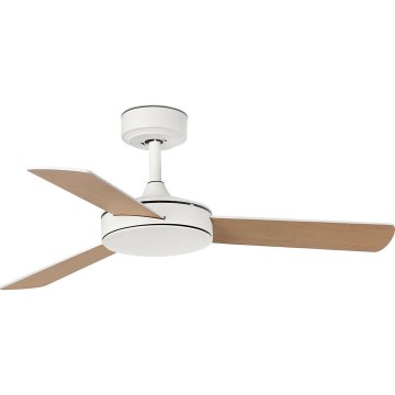 FARO 33603DCWT - Deckenventilator MINI MALLORCA S braun/weiß d 106 cm Wi-Fi Tuya + Fernbedienung