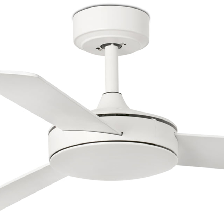 FARO 33603DCWT - Deckenventilator MINI MALLORCA S braun/weiß d 106 cm Wi-Fi Tuya + Fernbedienung