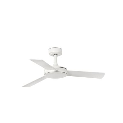 FARO 33603DCWT - Deckenventilator MINI MALLORCA S braun/weiß d 106 cm Wi-Fi Tuya + Fernbedienung