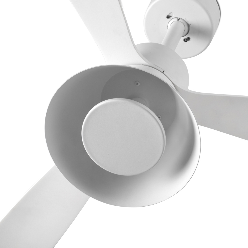 FARO 33760WT-22 - Dimmbarer LED-Deckenventilator AMELIA L CONE LED/20W/230V 2700/3500/5000K weiß d 132 cm Wi-Fi Tuya + Fernbedienung