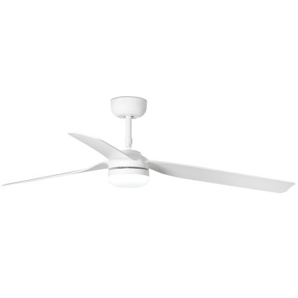 FARO 33814WP-20 - Dimmbarer LED-Deckenventilator PUNT M LED/24W/230V 3000K/4200K/6500K weiß d 130 cm SMART + Fernbedienung