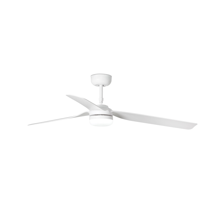FARO 33814WT-20 - PUNT M LED-dimmbarer Deckenventilator, 18 W, 230 V, 2700/3000/4000 K, weiß, Ø 132 cm, Wi‑Fi (Tuya) + Fernbedienung