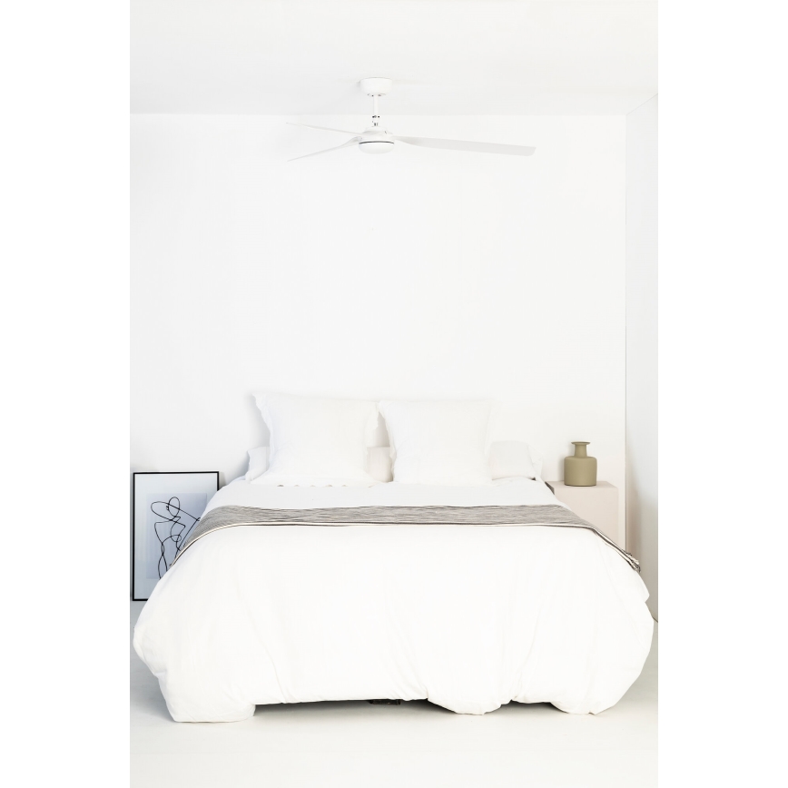 FARO 33814WT - Deckenventilator PUNT M weiß d 132 cm Wi-Fi Tuya + Fernbedienung