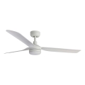 FARO 33814WT1S - LED-dimmbarer Deckenventilator PUNT M LED/18W/230V 2700/3000/4000K Ø 132 cm weiß Wi-Fi Tuya + Fernbedienung