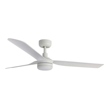FARO 33814WT1S - LED-dimmbarer Deckenventilator PUNT M LED/18W/230V 2700/3000/4000K Ø 132 cm weiß Wi-Fi Tuya + Fernbedienung