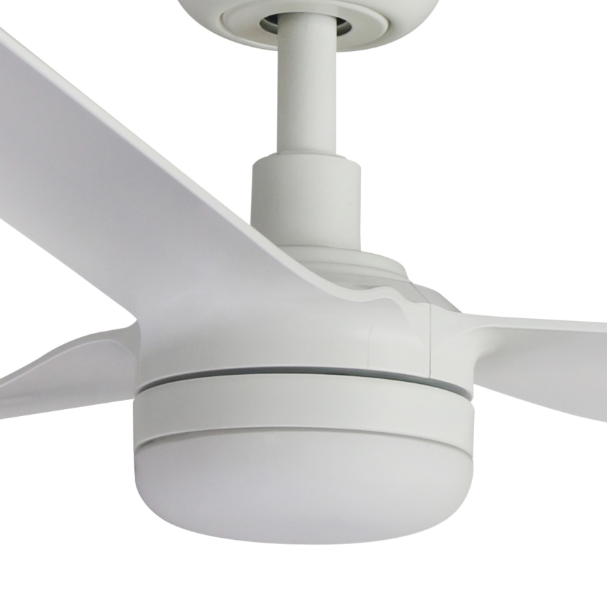FARO 33814WT1S - LED-dimmbarer Deckenventilator PUNT M LED/18W/230V 2700/3000/4000K Ø 132 cm weiß Wi-Fi Tuya + Fernbedienung