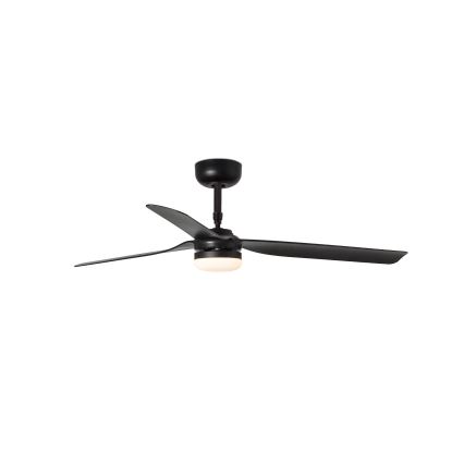 FARO 33815WT-21 - Dimmbarer LED-Deckenventilator PUNT M LED/18W/230V 3000/4200/6500K schwarz d 132 cm Wi-Fi Tuya + Fernbedienung