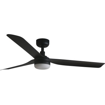FARO 33815WT-21 - LED-dimmbarer Deckenventilator PUNT M LED/18W/230V 2700/3000/4000K schwarz Ø 132 cm Wi-Fi Tuya + Fernbedienung