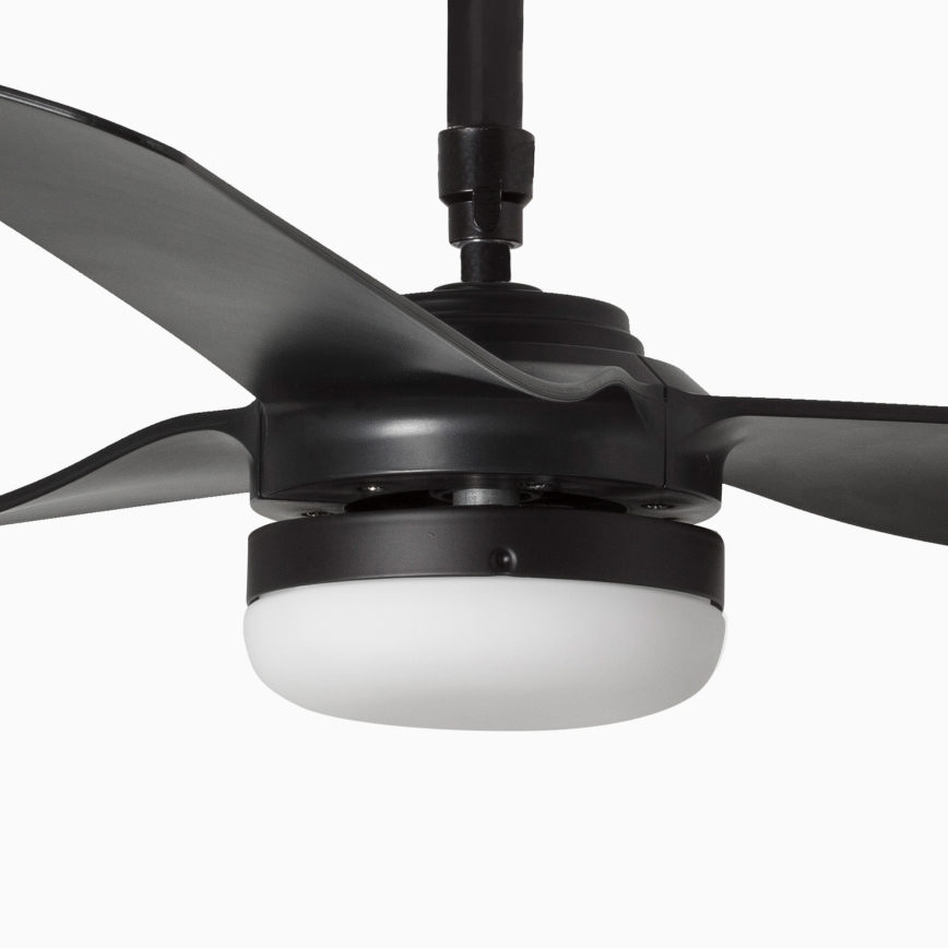 FARO 33815WT-21 - LED-dimmbarer Deckenventilator PUNT M LED/18W/230V 2700/3000/4000K schwarz Ø 132 cm Wi-Fi Tuya + Fernbedienung