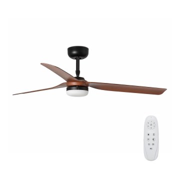 FARO 33817-21 - LED-Deckenventilator PUNT LED/24W/230V 3000/4000/6500K braun/schwarz + Fernbedienung