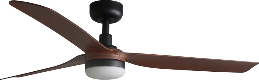 FARO 33817WT-21 - Dimmbarer LED-Deckenventilator PUNT M LED/18W/230V braun/schwarz d 132 cm Wi-Fi Tuya + Fernbedienung
