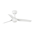 FARO 33820-1TW - dimmbarer LED-Deckenventilator MINI PUNT S LED/10W 2700/3000/4000K weiß Ø 90 cm + Fernbedienung