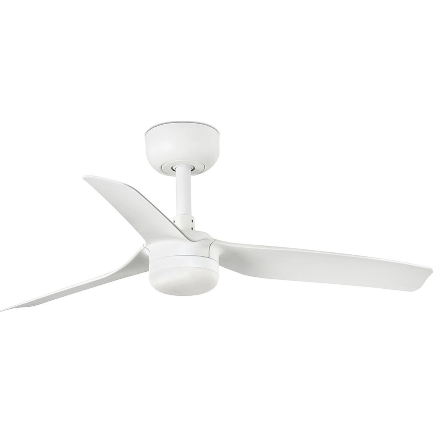 FARO 33820WT-1TW - Dimmbarer LED-Deckenventilator MINI PUNT S LED/10W/230V 2700/4000/6000K weiß d 90 cm Wi-Fi Tuya + Fernbedienung