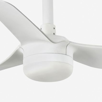 FARO 33820WT-1TW - Dimmbarer LED-Deckenventilator MINI PUNT S LED/10W/230V 2700/4000/6000K weiß d 90 cm Wi-Fi Tuya + Fernbedienung