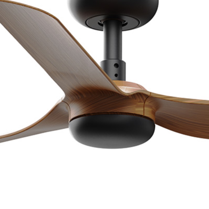 FARO 33823 - Deckenventilator MINI PUNT S braun/schwarz d 90 cm + Fernbedienung