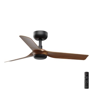 FARO 33823 - Deckenventilator MINI PUNT S braun/schwarz d 90 cm + Fernbedienung