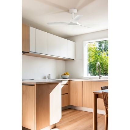 FARO 33824WT - Deckenventilator HEY S weiß d 90 cm Wi-Fi Tuya + Fernbedienung