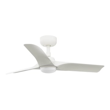 FARO 33824WT1S - LED-dimmbarer Deckenventilator HEY S LED/10W/230V 2700/3000/4000K Ø 90 cm weiß Wi-Fi Tuya + Fernbedienung